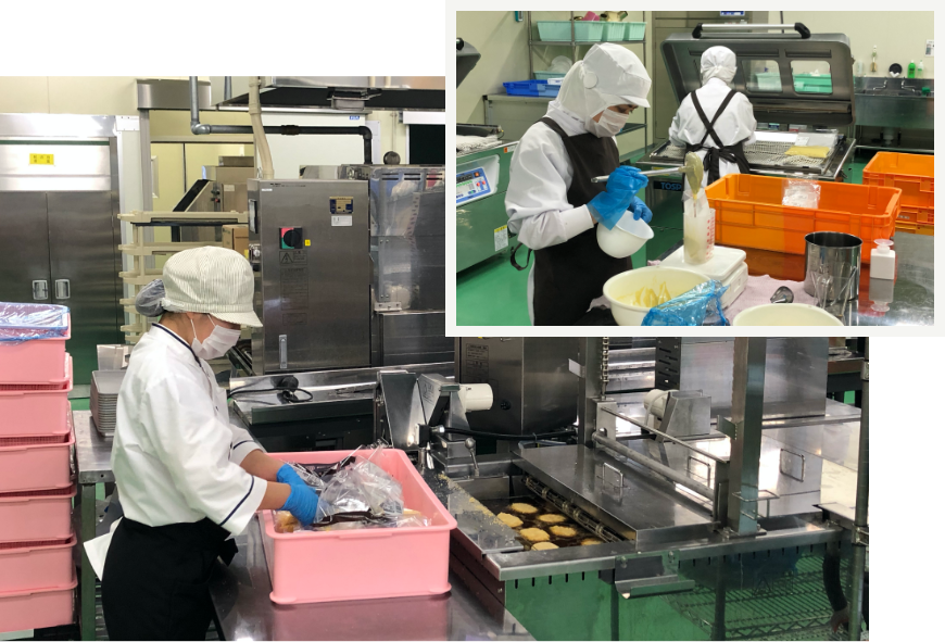 介護食などは専門設備で高品質を実現​