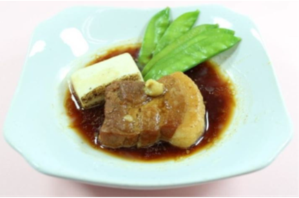 人気メニュー 豚角煮の画像