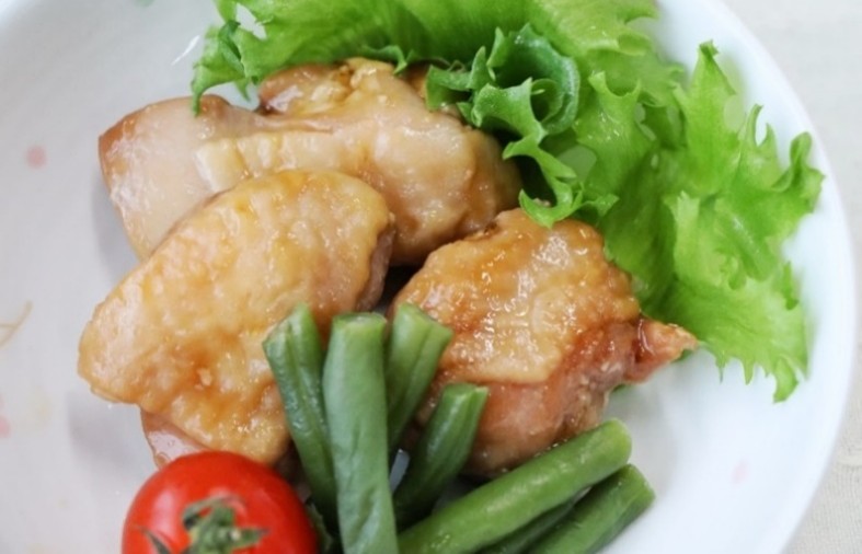 人気メニュー 鶏肉の照り焼きの画像